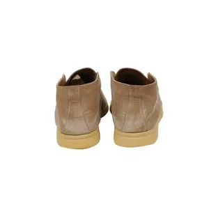 Loro Piana Mens Open Walk Ankle Boots US 9 EU 42 Tan Brown Suede Slip On Chukkas Loro Piana Open Walk Ankle Boots US 9.5 42.5 Brown Tan Suede  main image 4